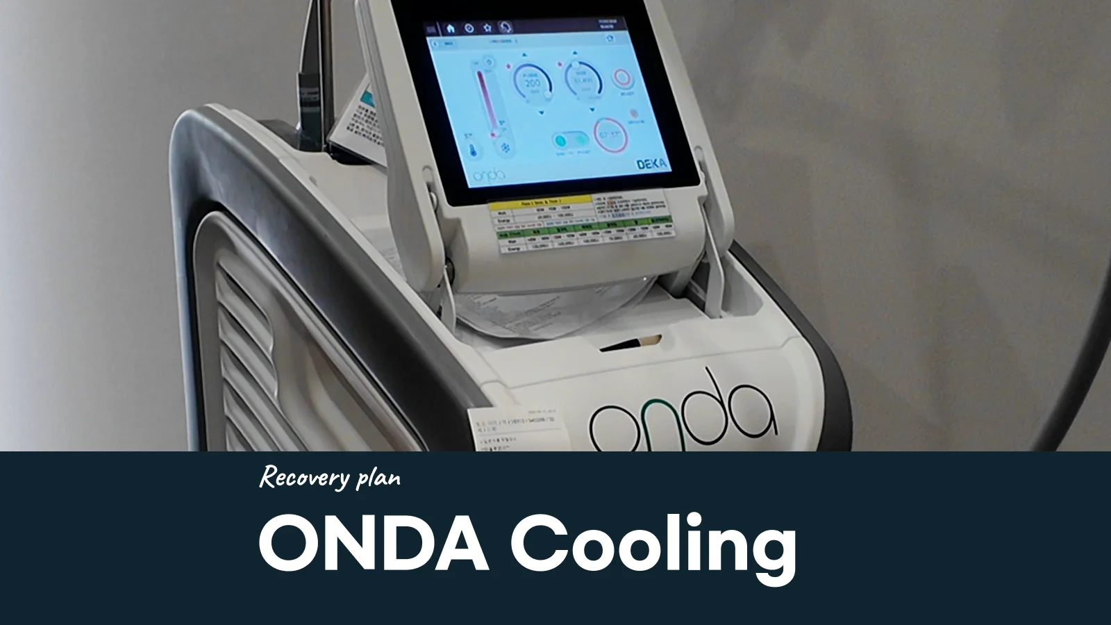 Does ONDA cooling replace a recovery plan?